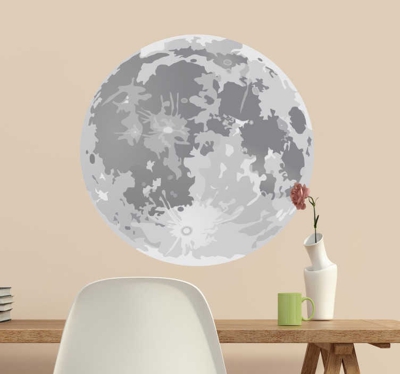 Sticker décoratif pleine lune