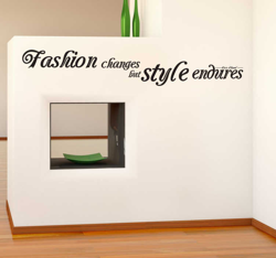 Sticker texte la mode change en oferta