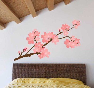 Sticker branche de cerisier