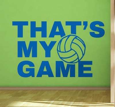 sticker volley that's my game