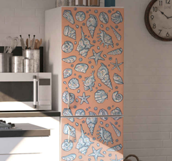 Sticker pour Frigo Frigo croquis de coquillage precio