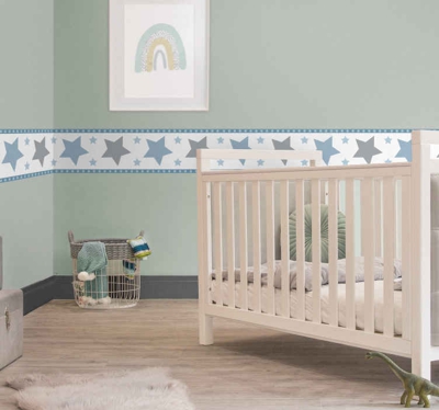 Sticker Maison Frise Étoiles