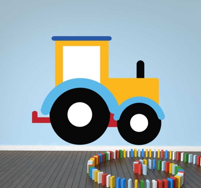 Sticker tracteur jouet