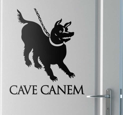 Sticker cave canem características
