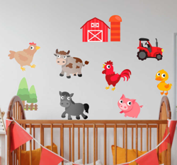Stickers animaux de la ferme en oferta