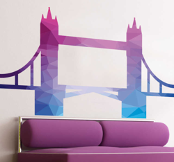 Sticker pont Londres coloré precio