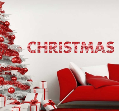 Sticker christmas texte