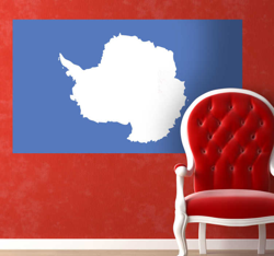 Sticker décoratif drapeau Antarctique precio