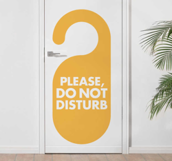 Sticker do not disturb en oferta