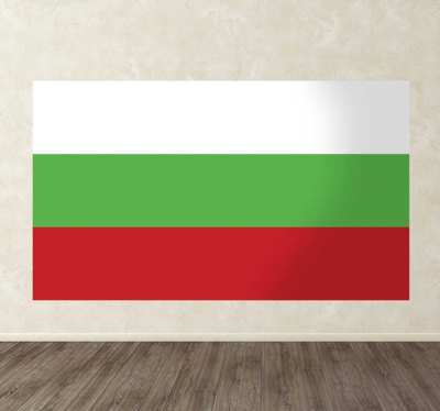 Sticker décoratif drapeau Bulgarie