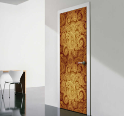 Sticker porte fleurs or en oferta