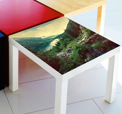Sticker personnalisé table LACK