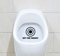 Sticker pour Salle de Bain Atteindre la cible en oferta