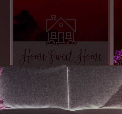 Sticker Maison Home Sweet Home