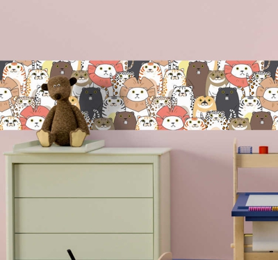 Sticker Maison Tas d'Animaux