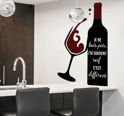 Sticker Mural Citation Benoit Poelvoorde