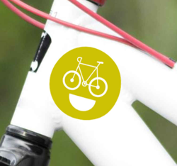 Autocollant Velo Sourire de vélo precio