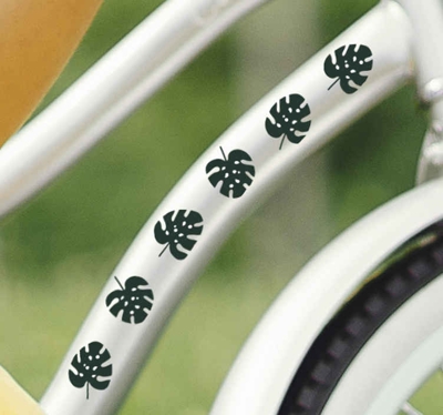 Autocollant Velo Monstera quitte le vélo