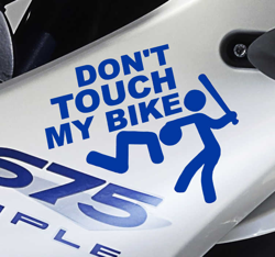 Ne touchez pas mes stickers de moto de vélo en oferta