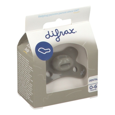 difrax® Dental Sucette 0-6 Mois Clay