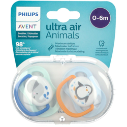 Philips Avent ultra air Sucette 0-6 Mois Animals (Couleur non sélectionnable) características