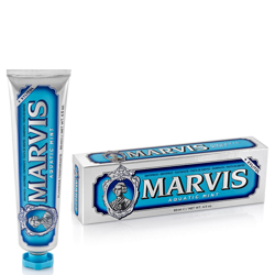 Dentifrice Marvis 85 ml – Aquatic Mint (menthe aquatique) características