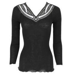 OSCALITO pull en laine et soie Macramé precio