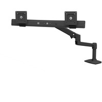 LX Series 45-489-224 support d''écran plat pour bureau 63,5 cm (25") Boulon traversant Noir, Support de moniteur