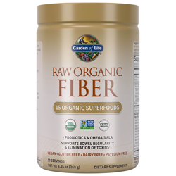 Raw Fiber - 15 superaliments bio - 268 g de POUDRE características