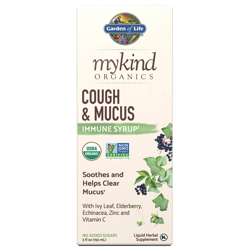Sirop booster d’immunité contre la toux et le mucus mykind Organics 150 ml LIQUIDE características