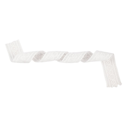 Ruban dentelle entre-deux blanc 40 mm precio