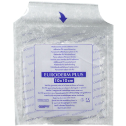 Euroderm Plus 10 cm x 10 cm Sterile características