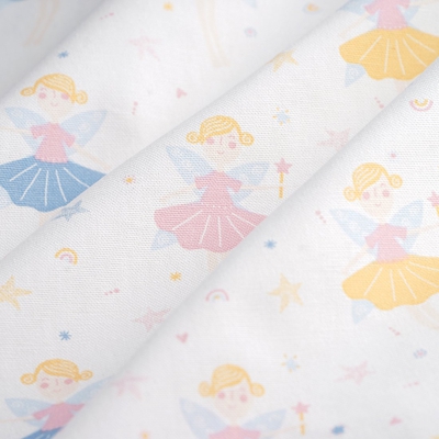 Tissu coton épais petite fée