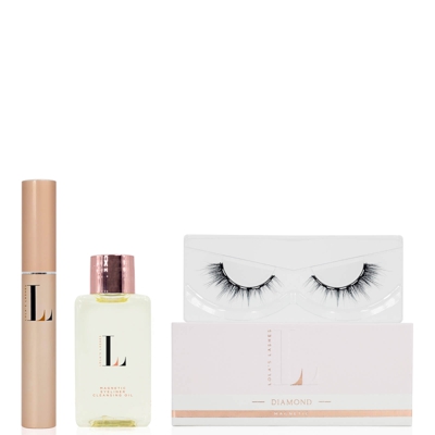 Lola's Lashes Diamond Magnetic Eyelash Kit - Black Eyeliner