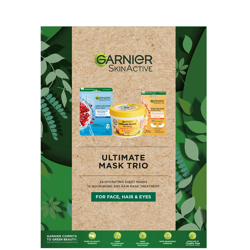 Garnier Ultimate Mask Trio for Face, Hair and Eyes en oferta