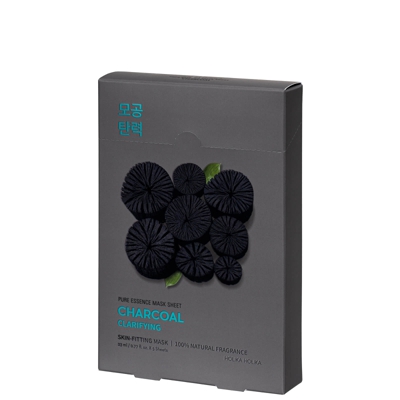 Holika Holika Pure Essence Mask Sheet (5 Masks) 155ml (Various Options) - Charcoal