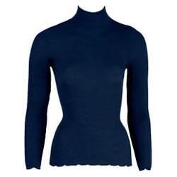 OSCALITO pull col cheminée en laine mérinos et soie Roma características