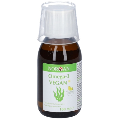 Norsan Omega-3 Vegan Huile d'algue Citron