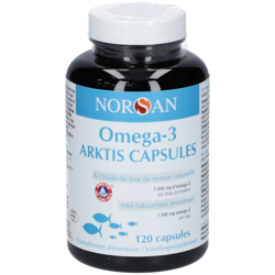 Norsan Omega-3 Arktis Capsules Huile de foie de morue naturelle en oferta