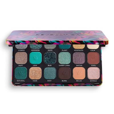 Revolution Beauty Forever Flawless Chilled with cannabis sativa Eyeshadow Palette