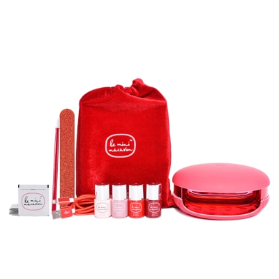 Le Mini Macaron Le Maxi  Rouge & Moi  - Limited Edition Deluxe Gel Manicure Set