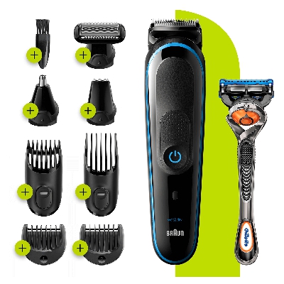 Braun 9-in-1 All-in-one Trimmer 5 MGK5280, Black/Blue