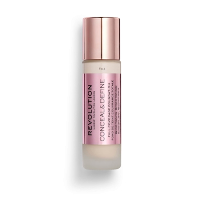 Revolution Conceal & Define Foundation (Various Shades) - F0.3