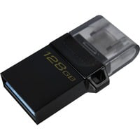 DataTraveler microDuo3 G2 lecteur USB flash 128 Go USB Type-A / Micro-USB 3.2 Gen 1 (3.1 Gen 1) Noir, Clé USB en oferta