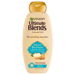 Garnier Ultimate Blends Argan Oil & Almond Cream Dry Hair Shampoo 360ml características