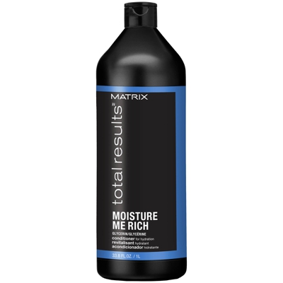 Matrix Total Results Moisture Me Rich Apres-Shampoing Hydratant (1000ml)