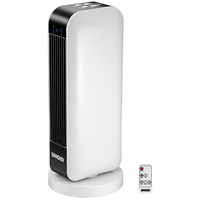 86430 appareil de chauffage Chauffage de ventilateur électrique Intérieur Noir, Blanc, Radiateur soufflant