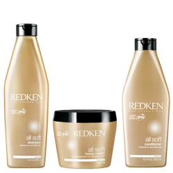 Pack soins adoucissants REDKEN ALL SOFT - cheveux épais (3 produits) características
