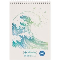 GREENline bloc-notes A7 50 feuilles Blanc, Bloc note