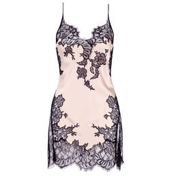 MARJOLAINE nuisette babydoll dos nu en soie Nymphe